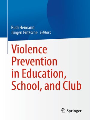 cover image of Violence Prevention in Education, School, and Club